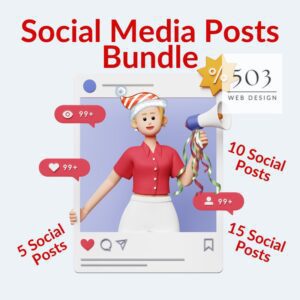 social media posts bundle